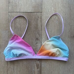 Aerie Mesh Detail Rainbow Bralette